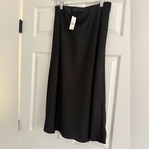 J. Crew Classic Black A-Line Skirt